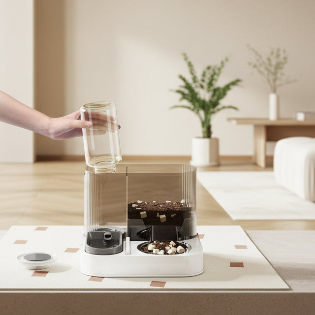 2 In 1 Automatic Pet Feeder