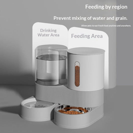 Gravity Water And Food Dispenser
