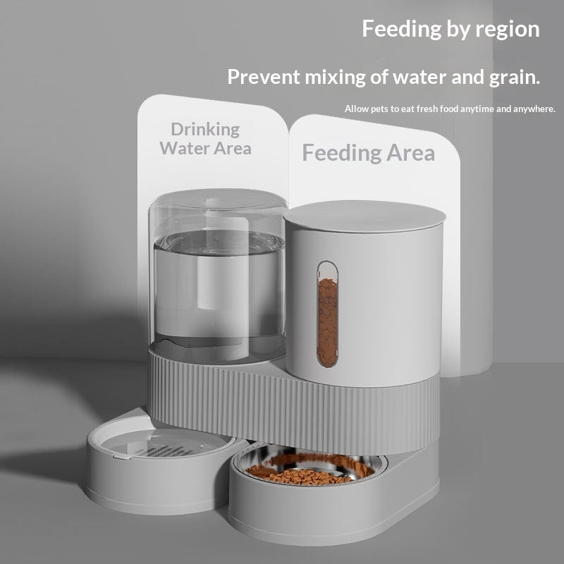 Gravity Water And Food Dispenser