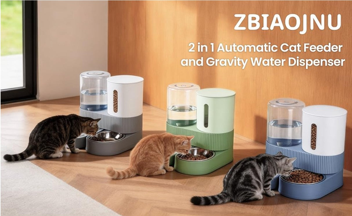 Gravity Water And Food Dispenser